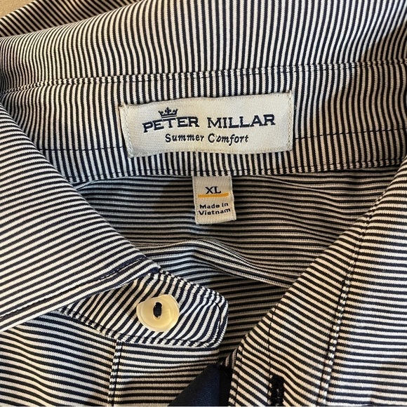 Peter Millar Summer Comfort Stripe Polo XL - Picture 5 of 5